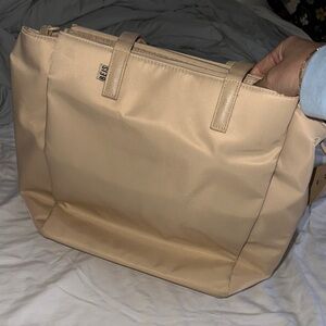 BEIS Light Tan Carryall Tote